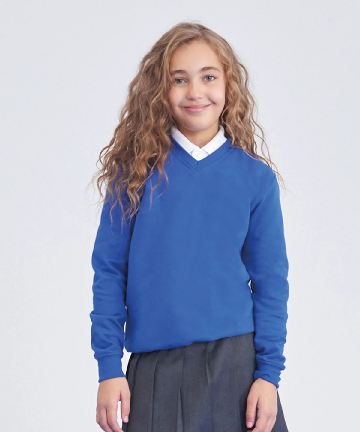 Academy Purple - Kids Academy v-neck sweatshirt