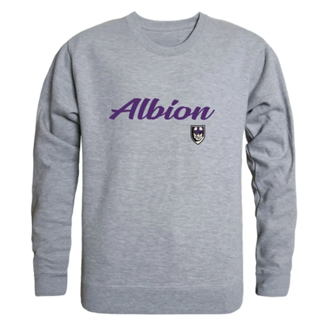 Albion College Britons Script Fleece Crewneck Pullover Sweatshirt