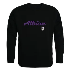 Albion College Britons Script Fleece Crewneck Pullover Sweatshirt