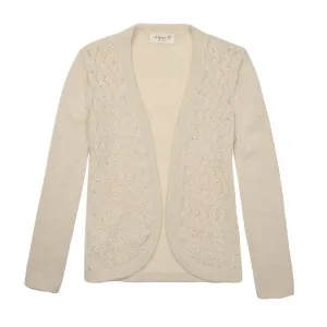 Alpaca Wool Lace Cardigan