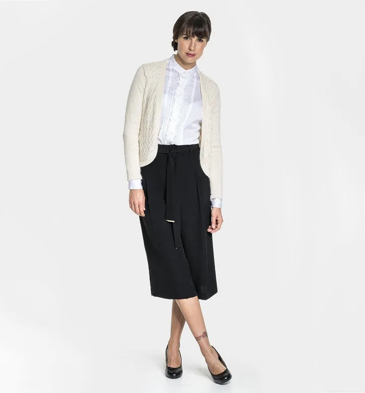 Alpaca Wool Lace Cardigan