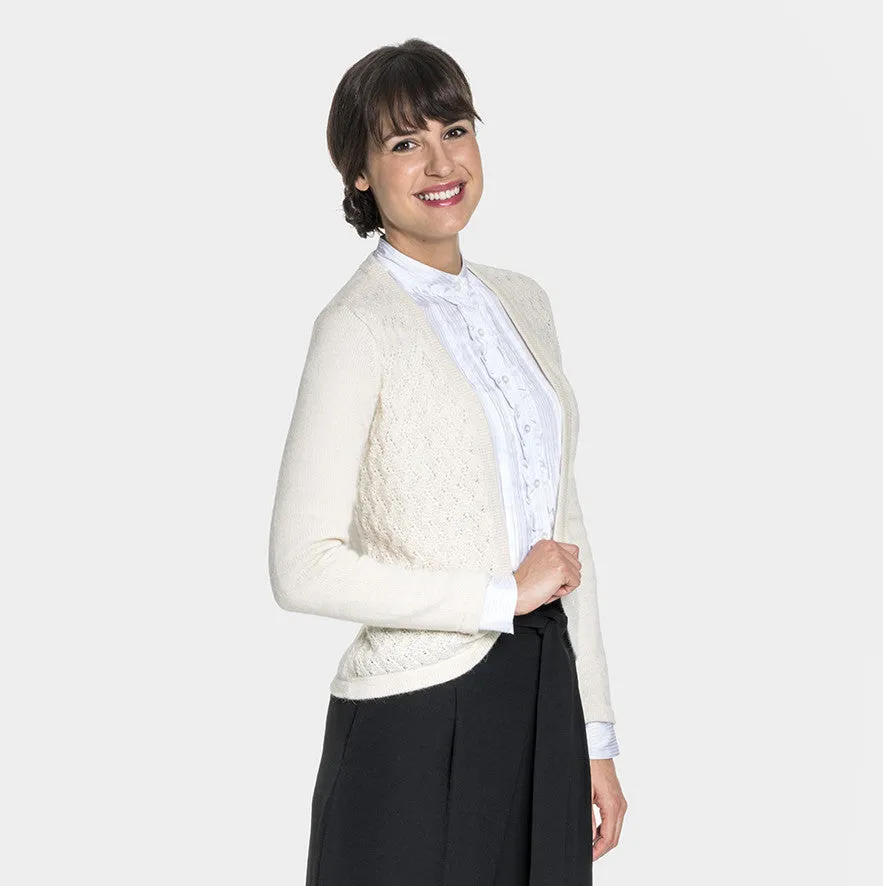 Alpaca Wool Lace Cardigan
