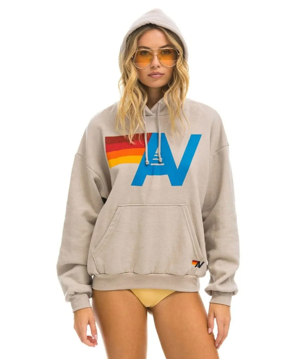 AN Logo Pullover Hoodie Relaxed Sand