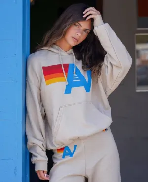 AN Logo Pullover Hoodie Relaxed Sand