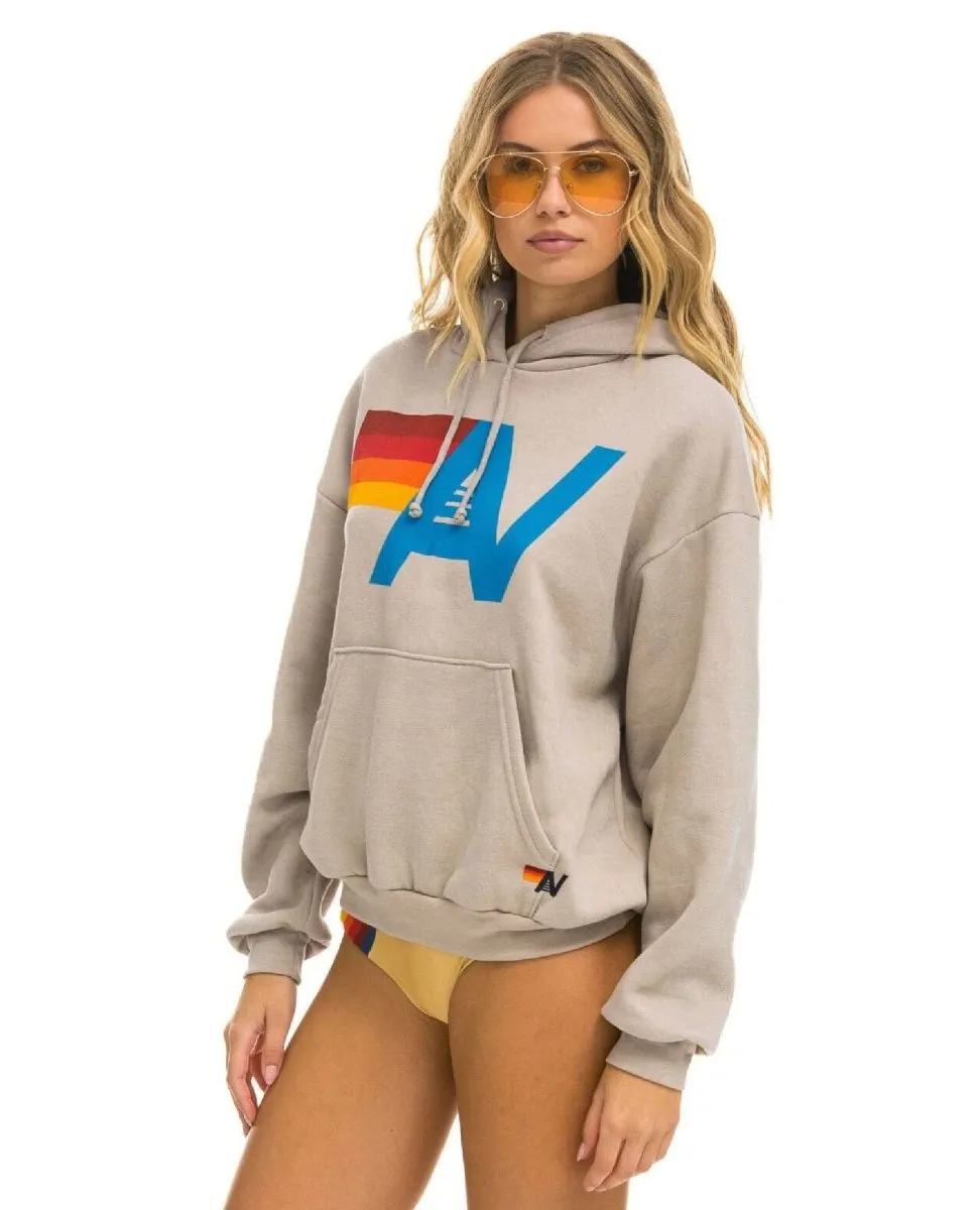 AN Logo Pullover Hoodie Relaxed Sand