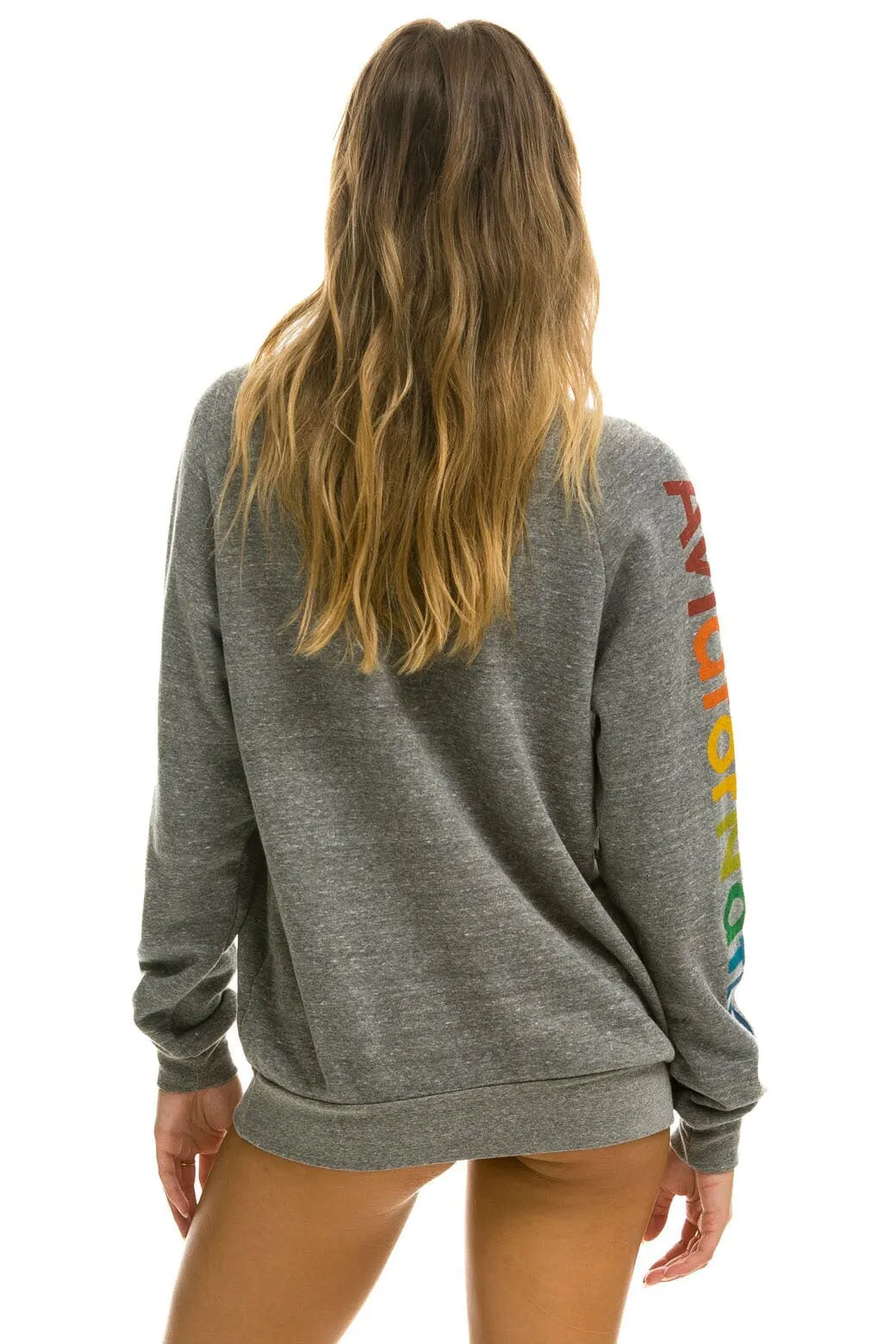 AVIATOR NATION SWEATSHIRT ASPEN - HEATHER GREY