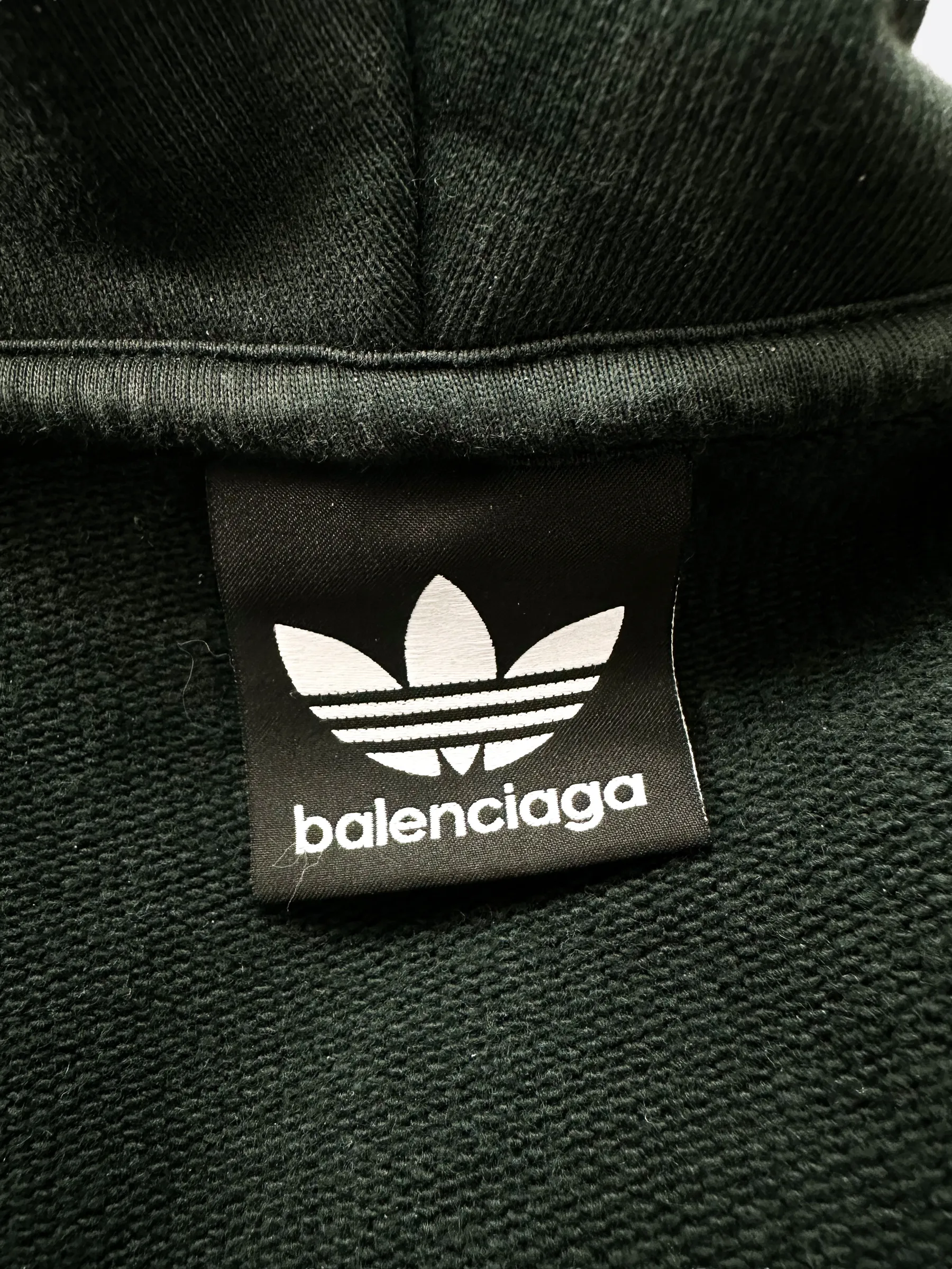 Balenciaga Adidas Green Oversized Unisex Logo Hoodie