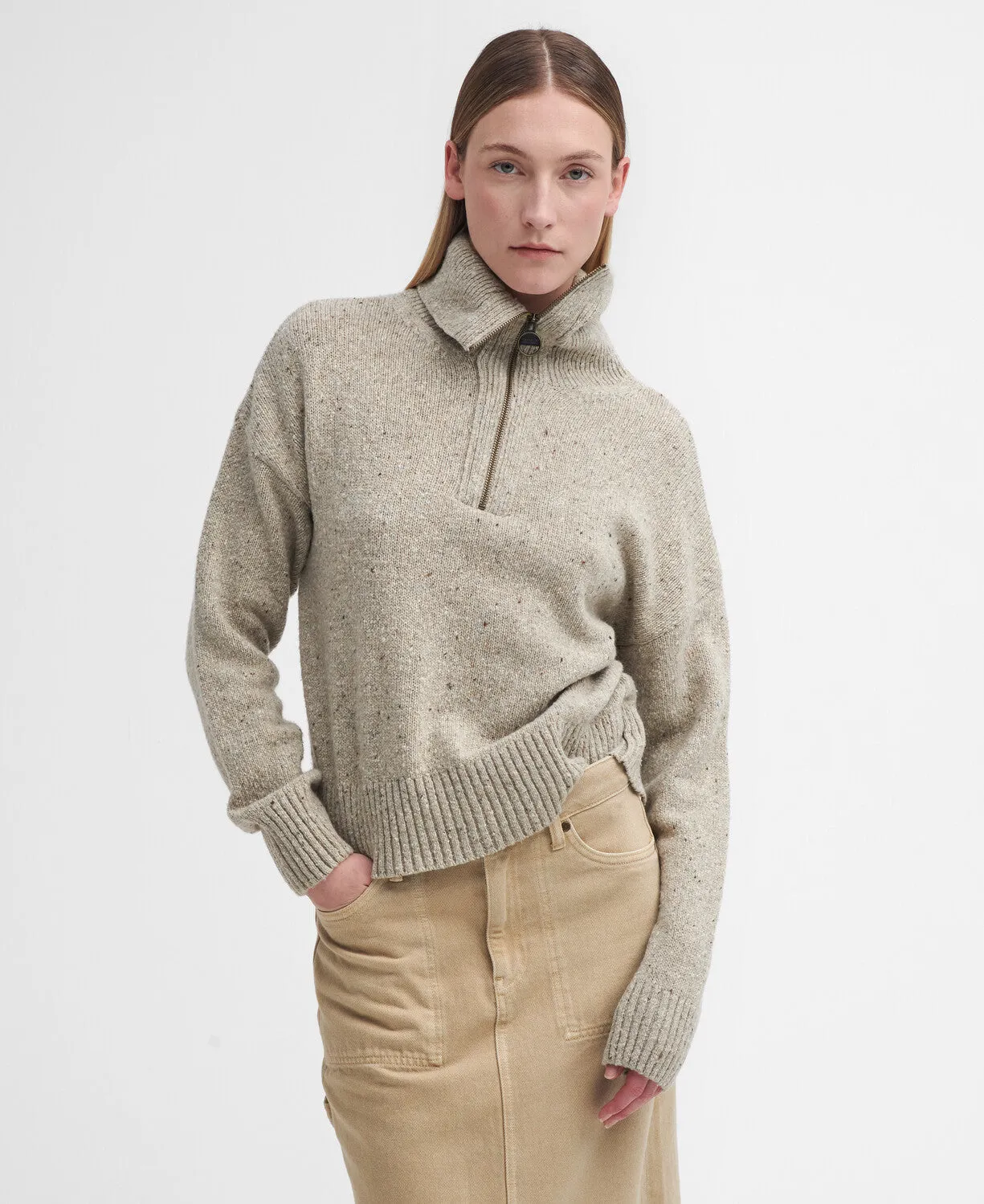Barbour Lavensdale Half-Zip Knitted Jumper