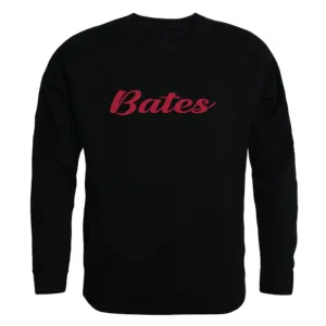 Bates College Bobcats Script Fleece Crewneck Pullover Sweatshirt