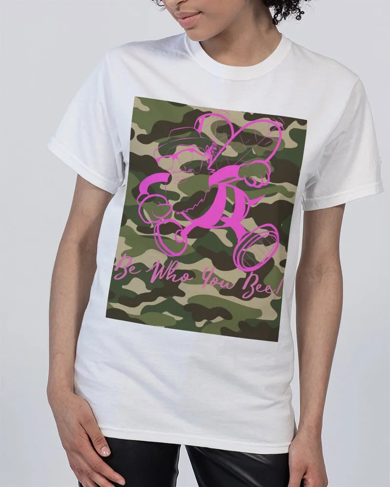 Be Who You Bee camo Unisex Tee | Champion
