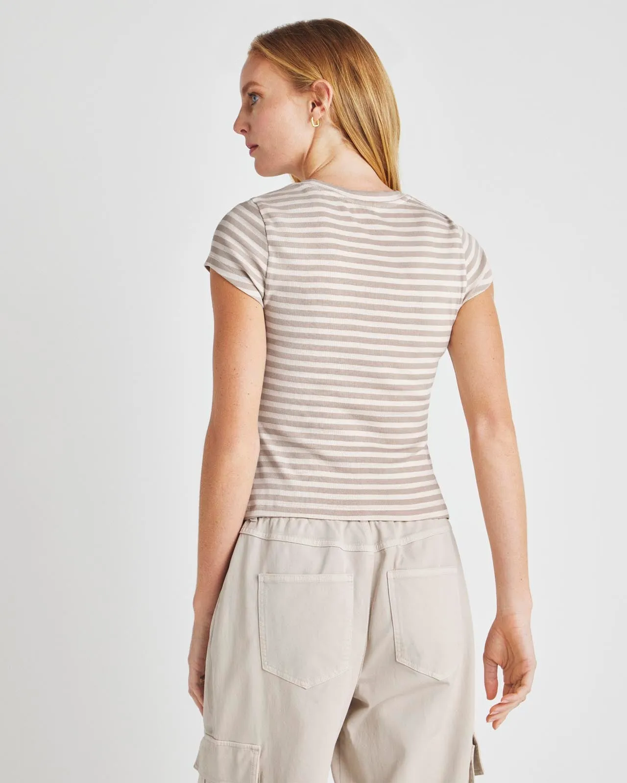 Benson Stripe Short Sleeve Crew Tee