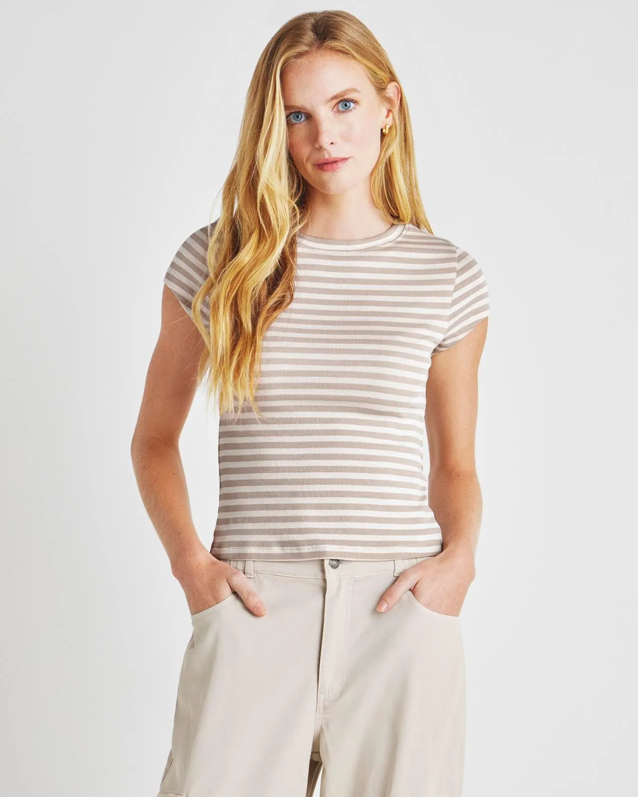 Benson Stripe Short Sleeve Crew Tee