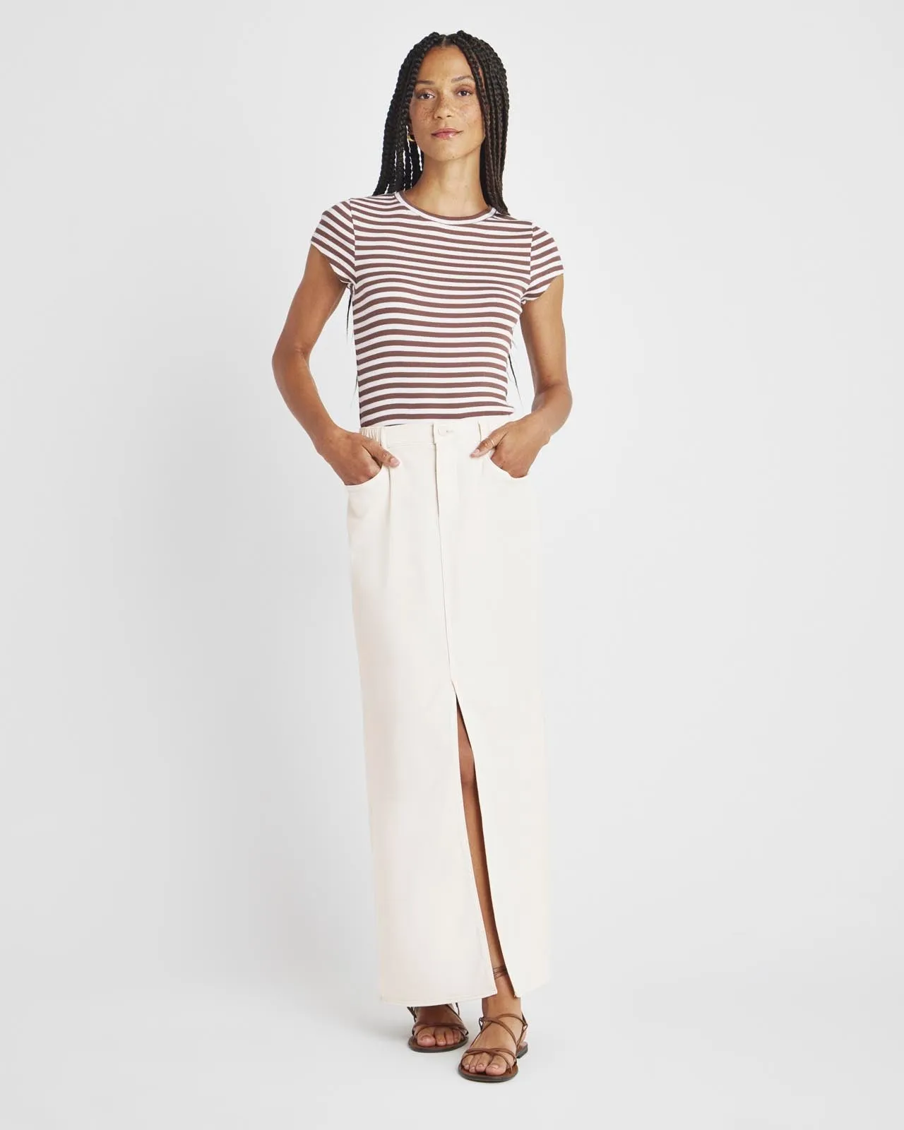 Benson Stripe Short Sleeve Crew Tee