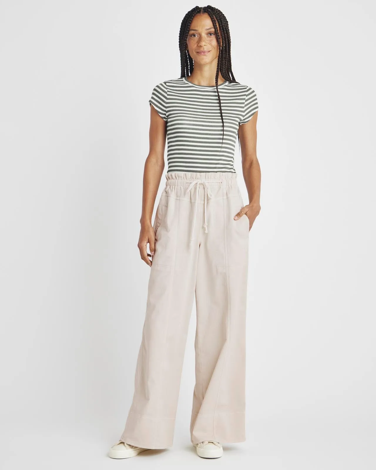 Benson Stripe Short Sleeve Crew Tee