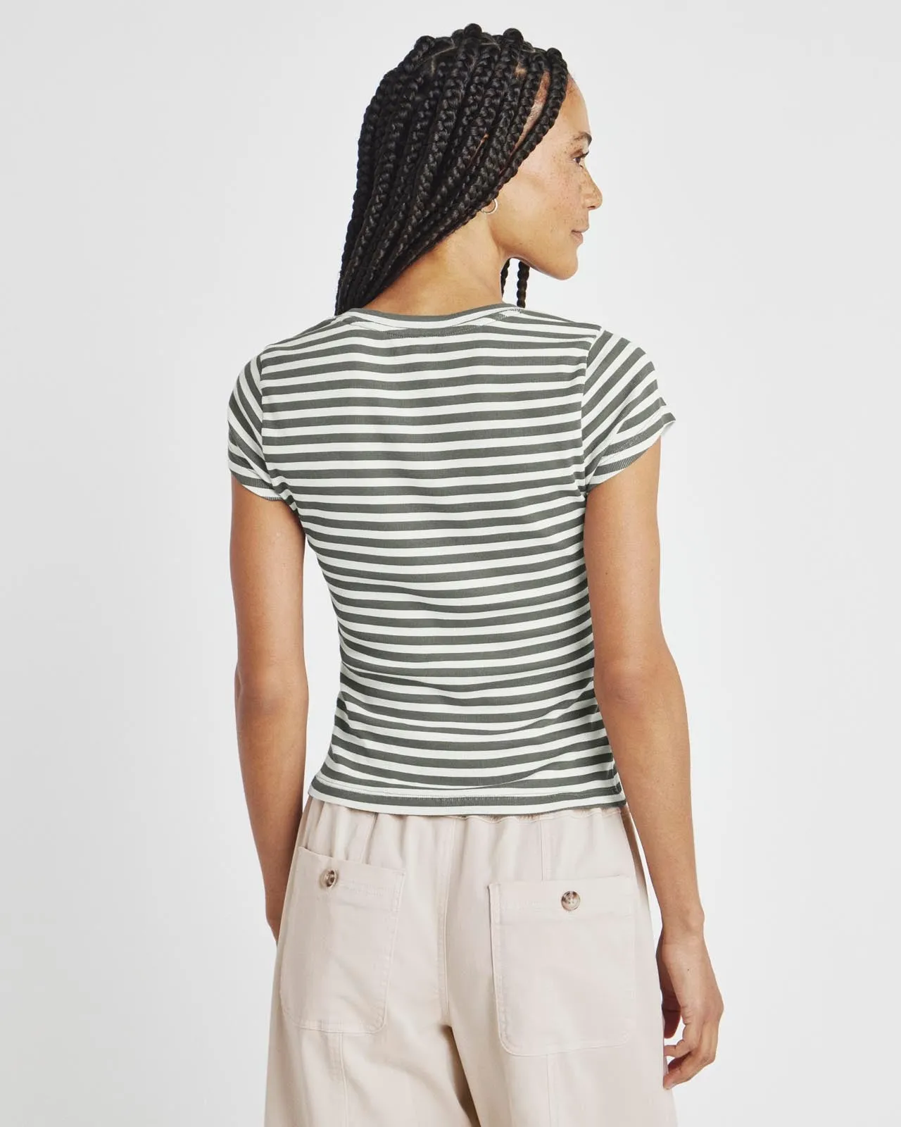 Benson Stripe Short Sleeve Crew Tee