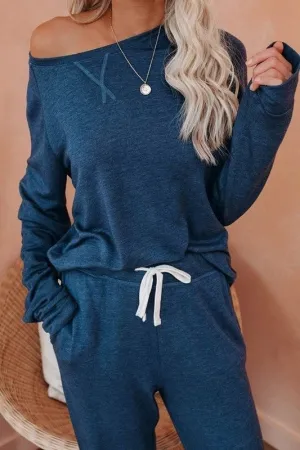 Best Set Ever Lounge Set Navy