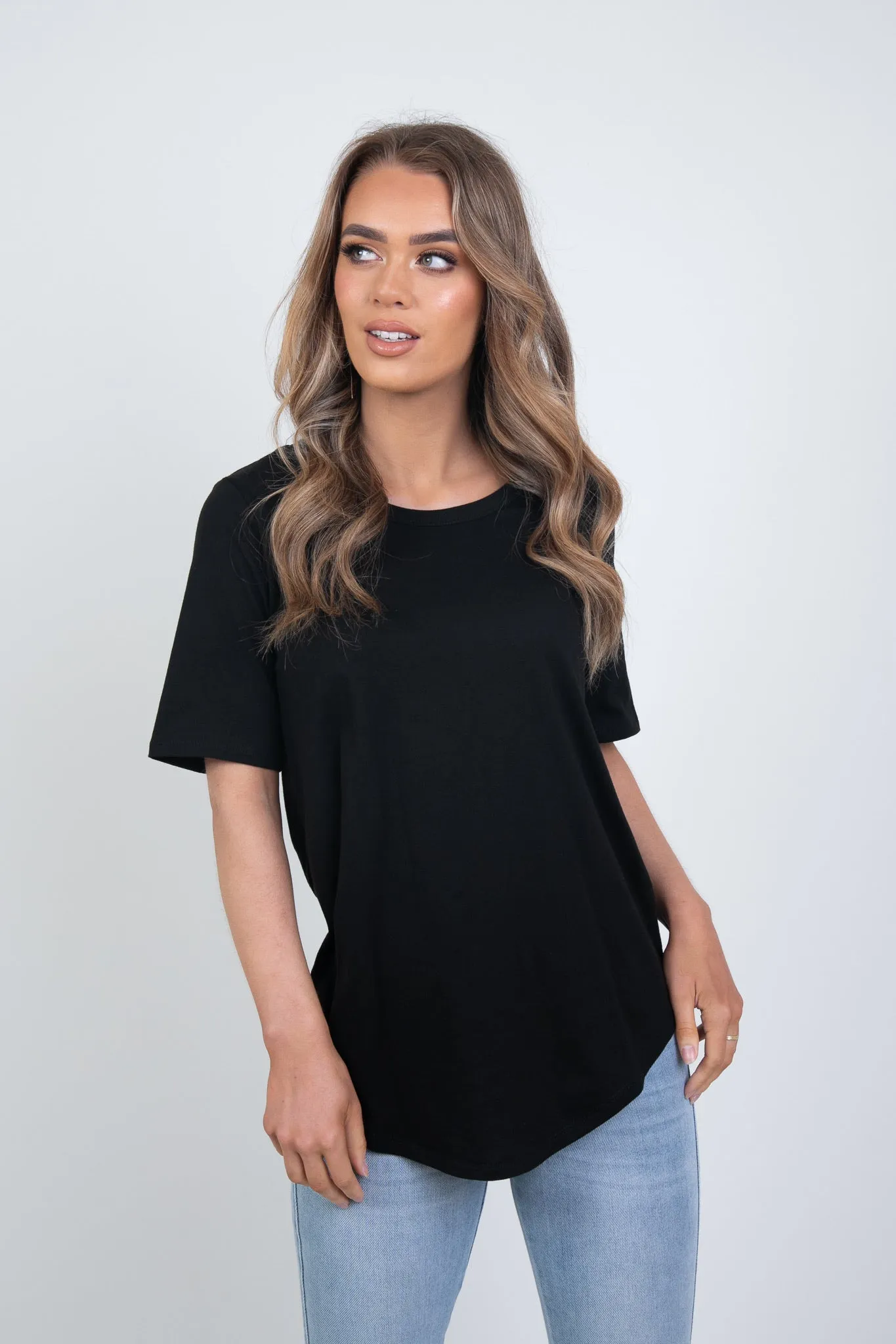 'BETTY BASICS' ARIANA TEE - BLACK
