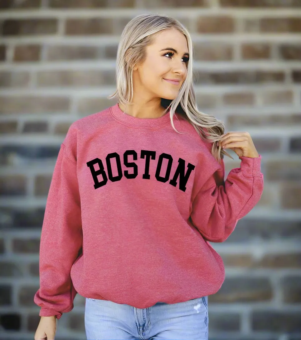 Boston Sweatshirt | Comfortable and Boston Proud