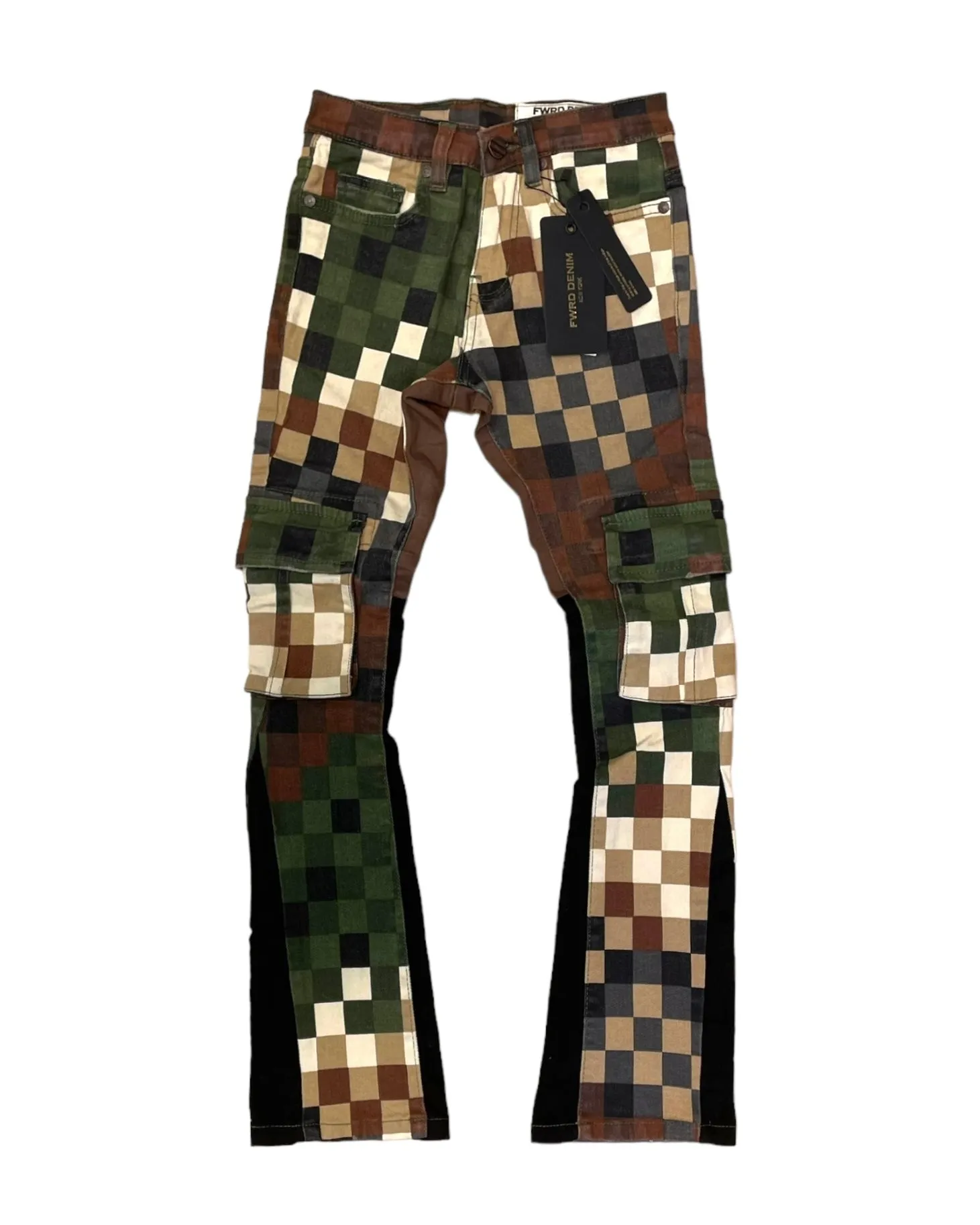 Boy’s Digital Twill Camo Stacked Pant