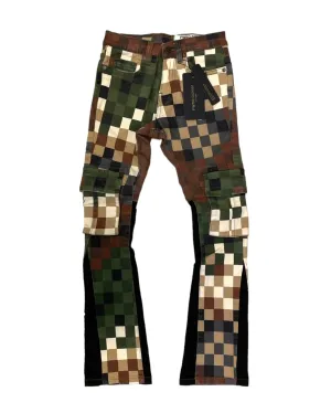 Boy’s Digital Twill Camo Stacked Pant