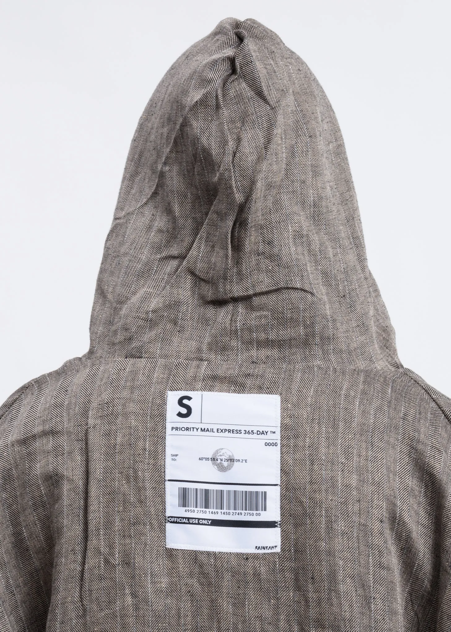 Camel Reversible Long Zip Up Hoodie