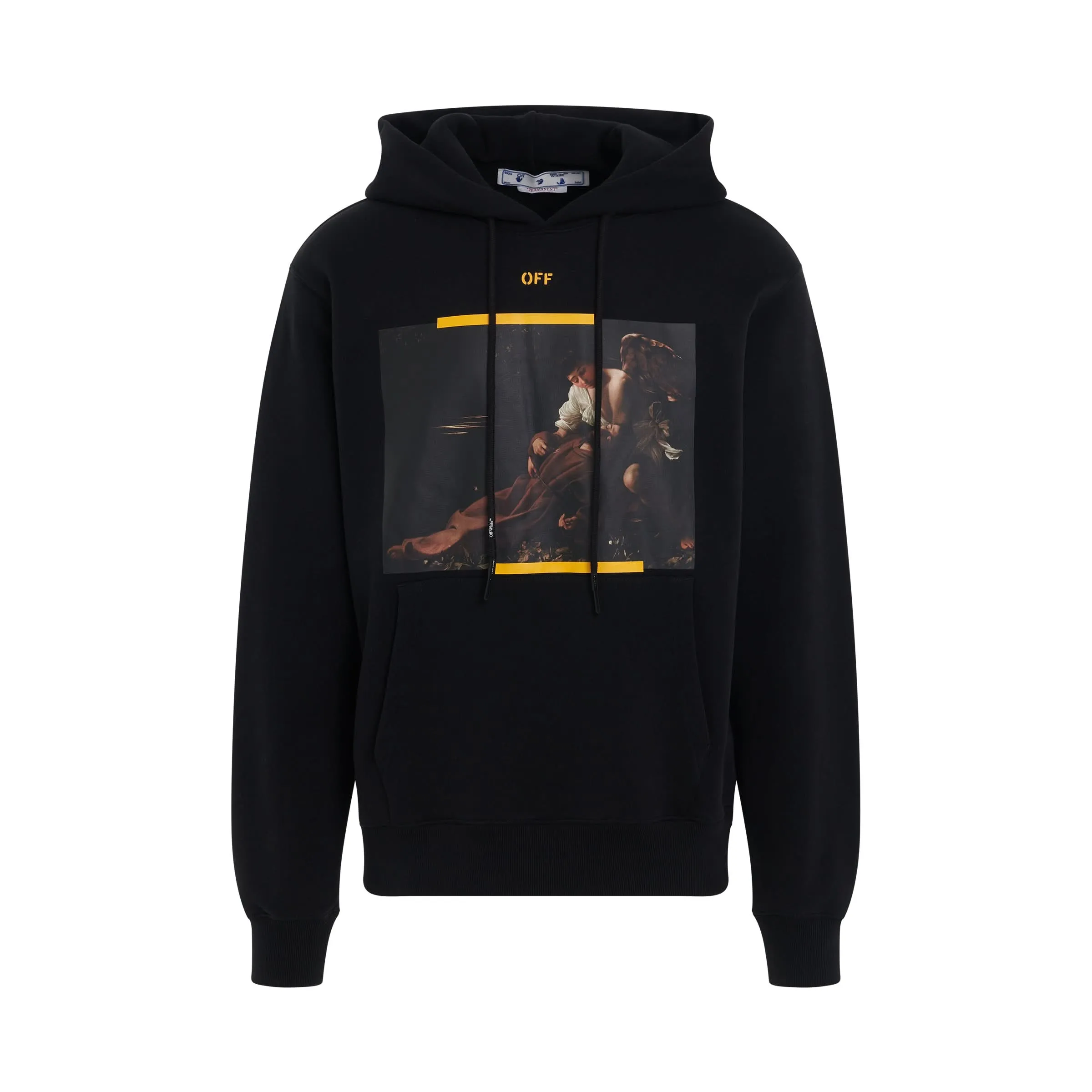 Caravaggio Arrow St. Francis Slim Fit Hoodie in Black/White