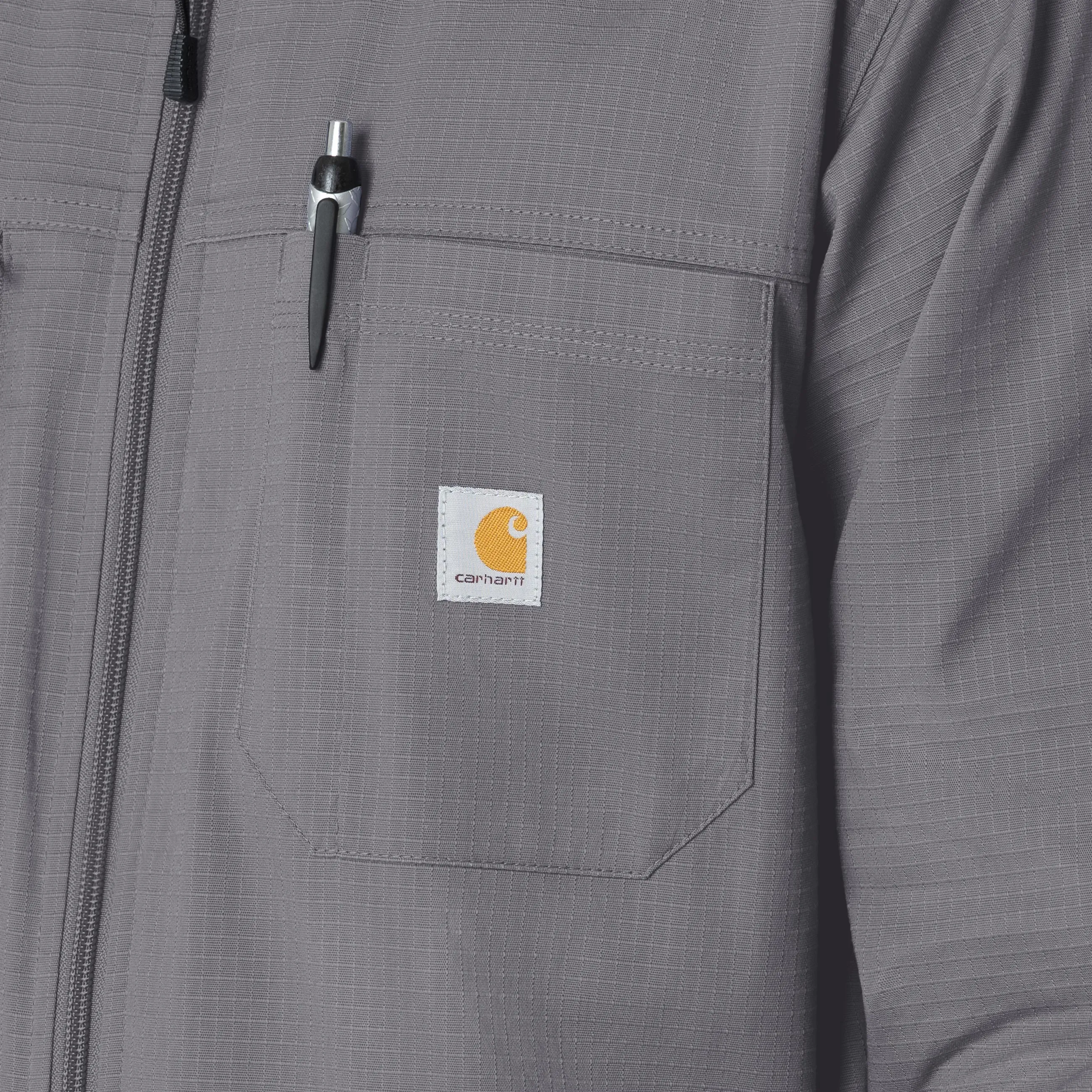 Carhartt Rugged Flex Ripstop Men's Utility Warm-Up Jacket - Pewter