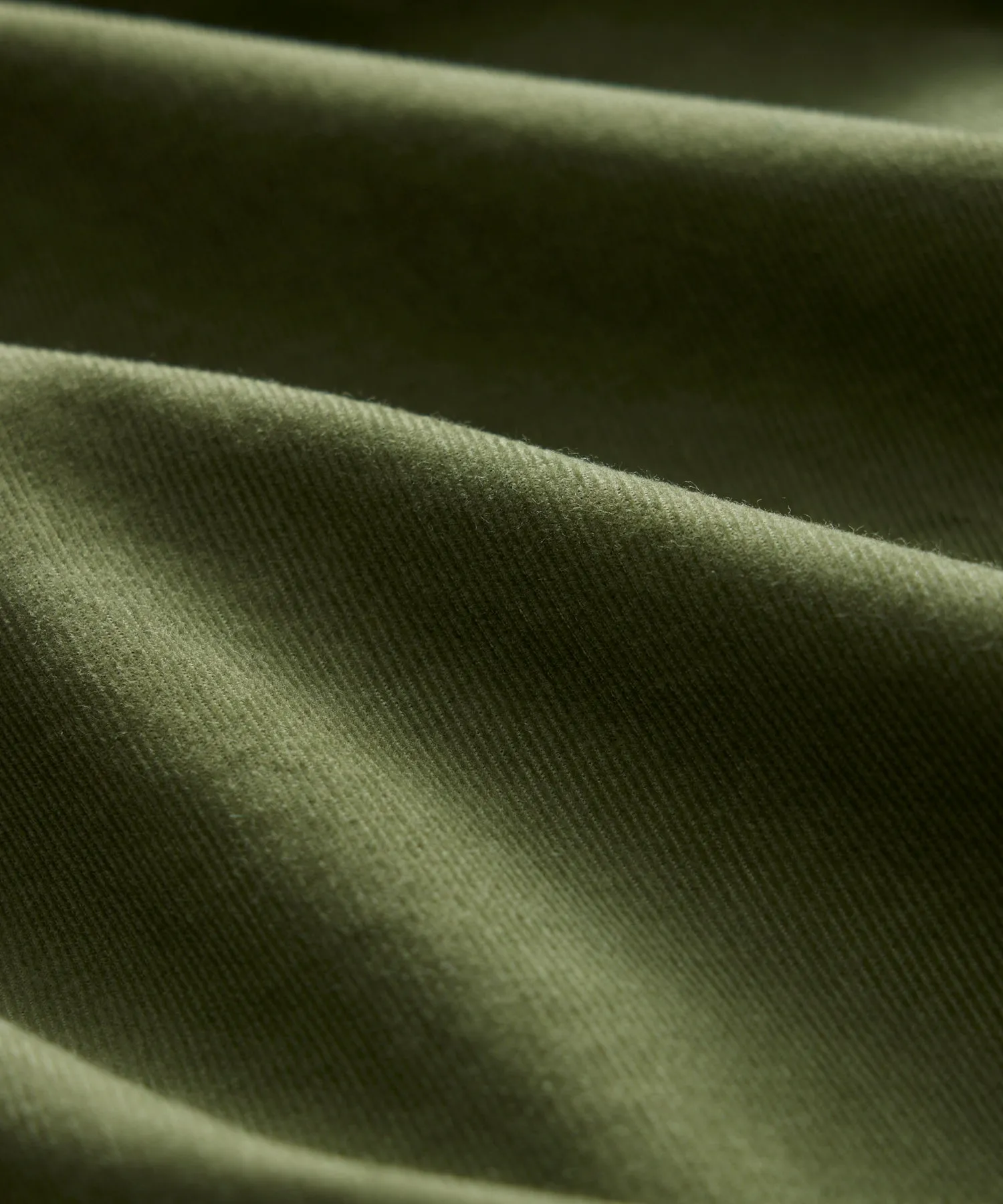 Corduroy Sport Shirt in Green Leaf