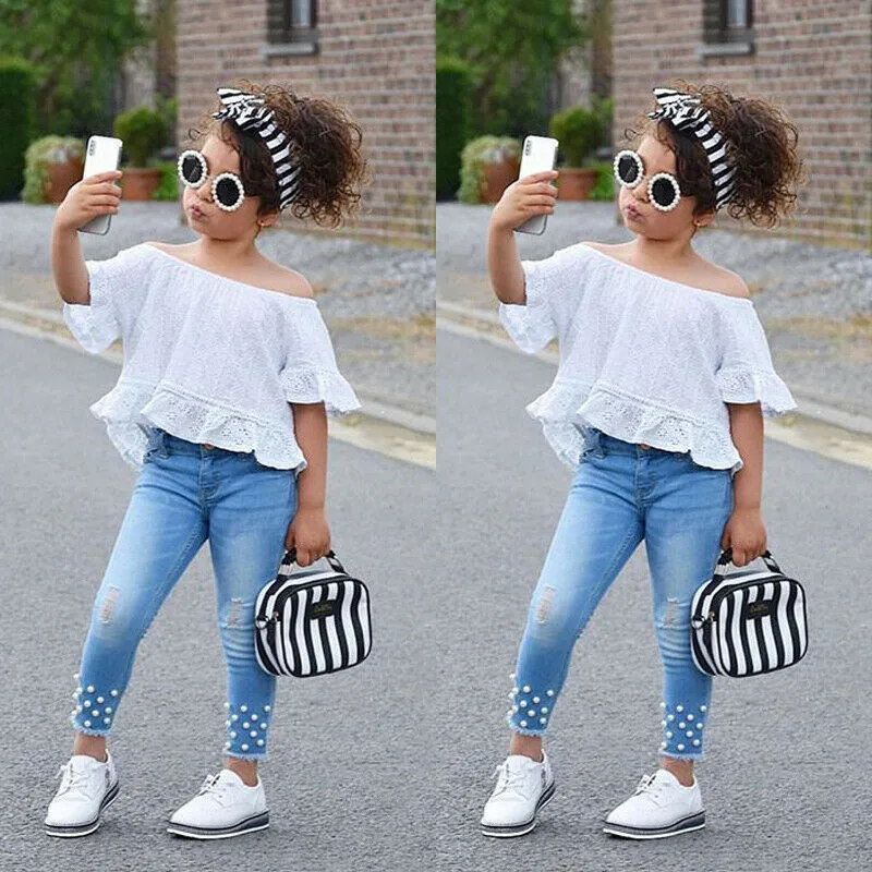 Crop Top With Pants Dress Set - GlamzLife