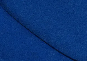 Deep Royal Blue Boiled Wool Coating (Made in Germany)