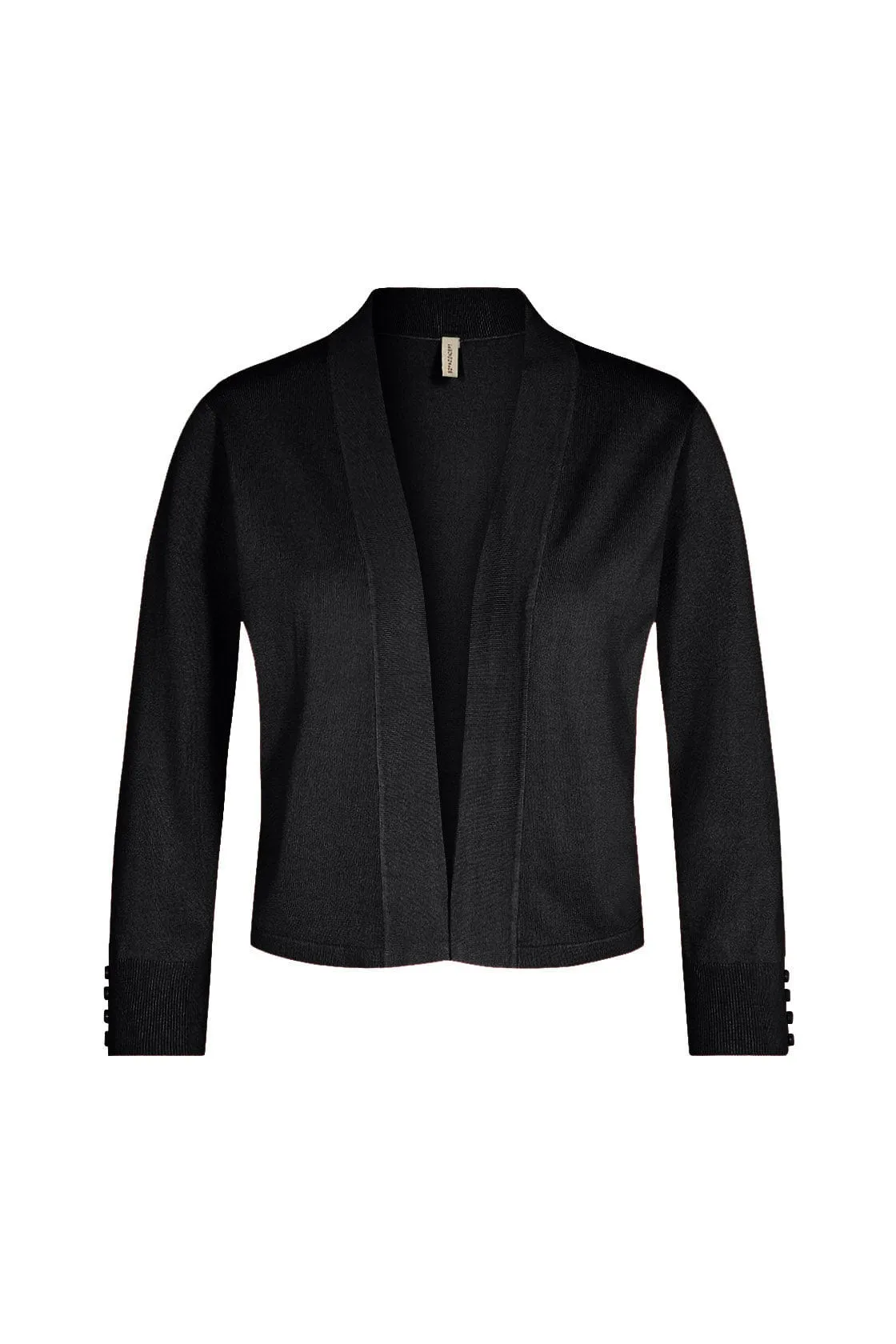Dollie Open-Front Cardigan - Black