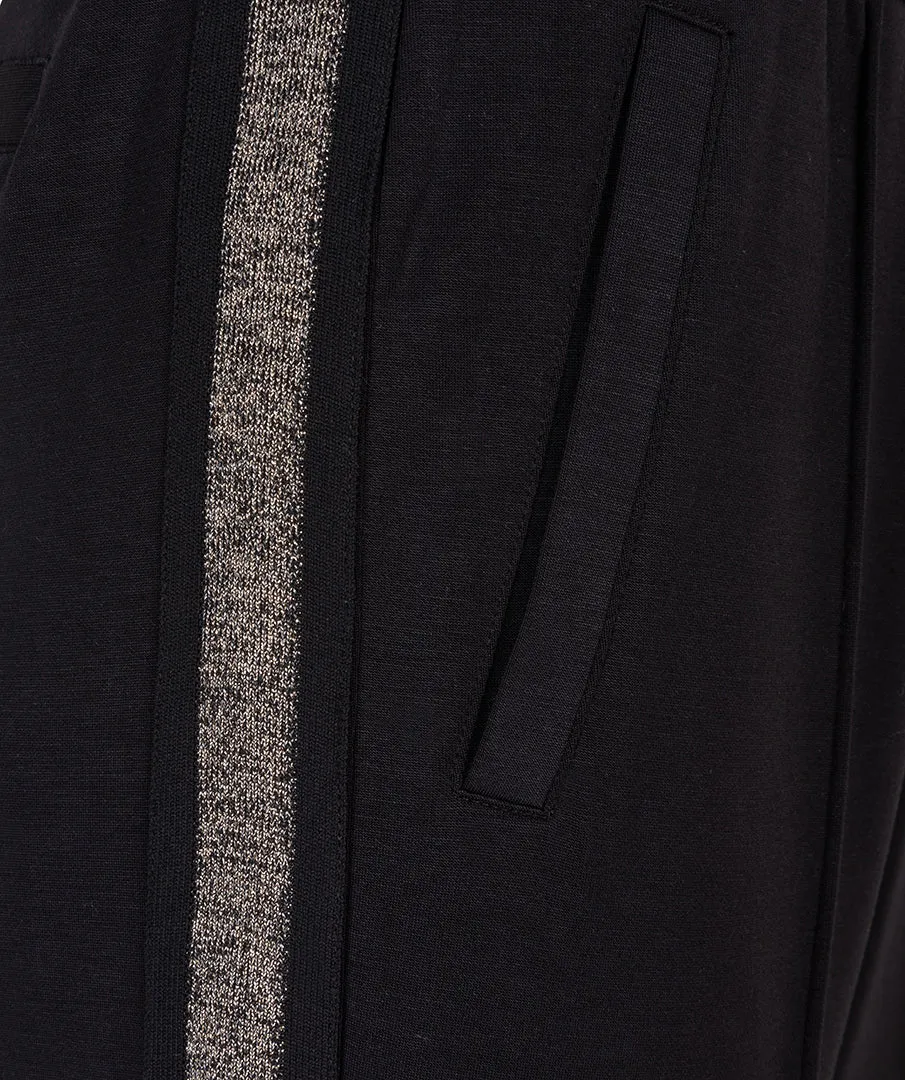 Esqualo Lurex Trousers | Black