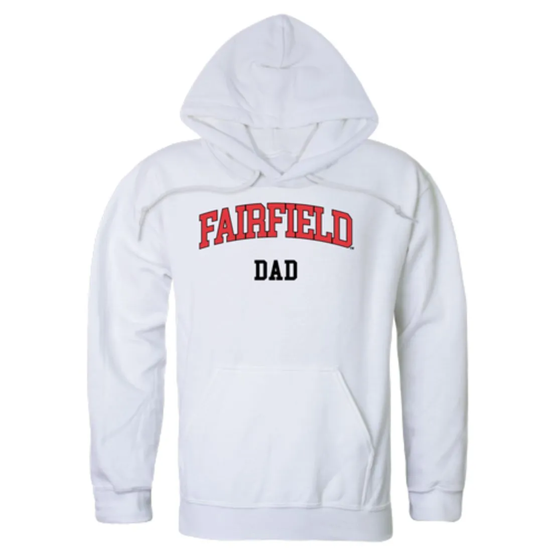 Fairfield University Stags Dad Fleece Hoodie Sweatshirts