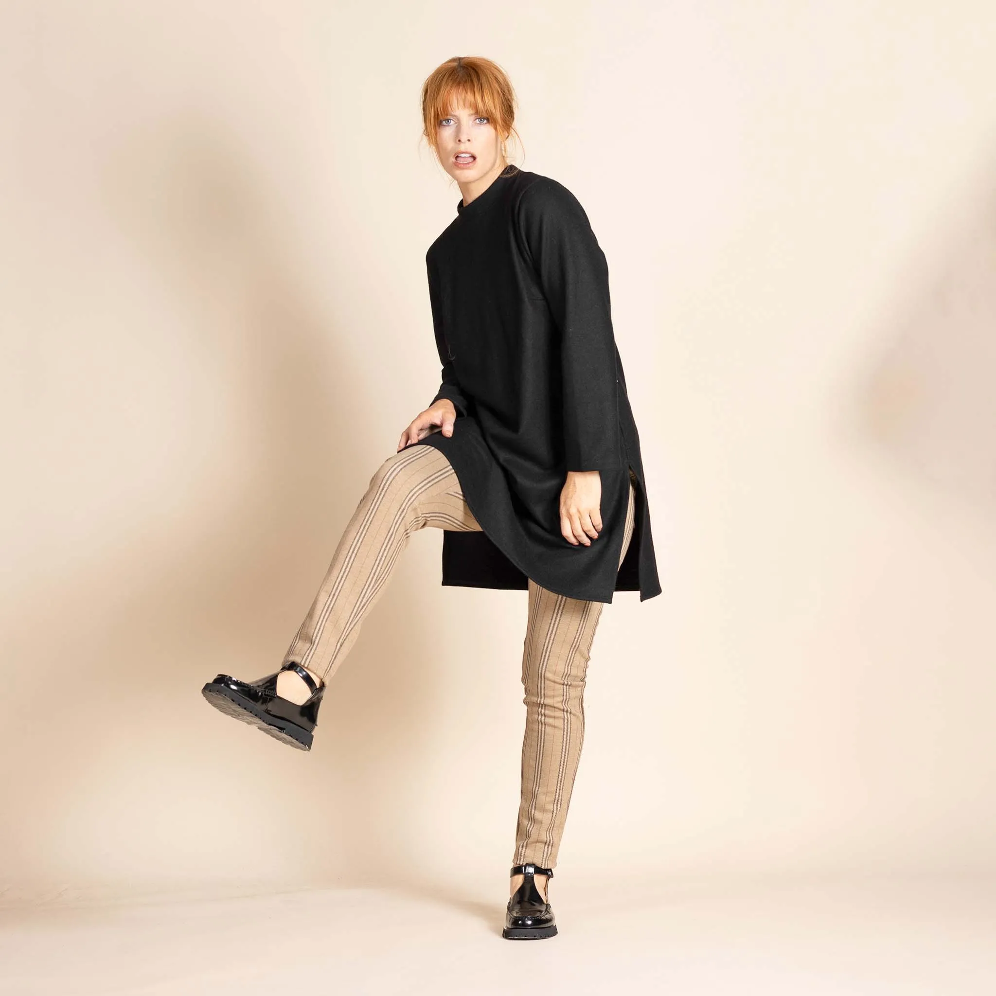 felt nehru tunic