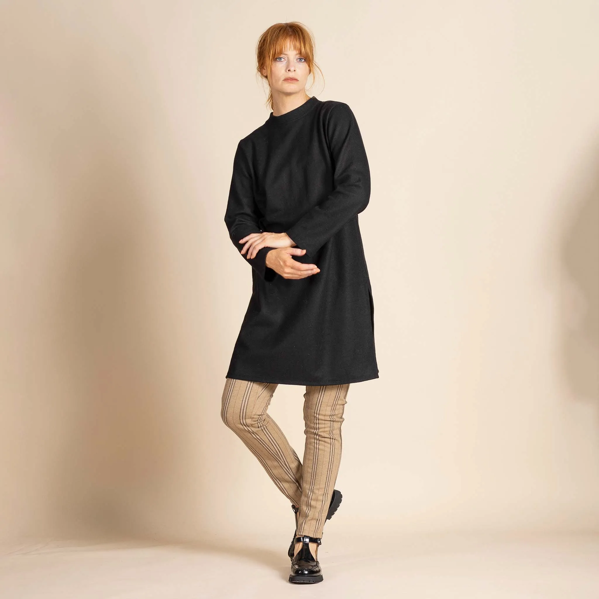 felt nehru tunic
