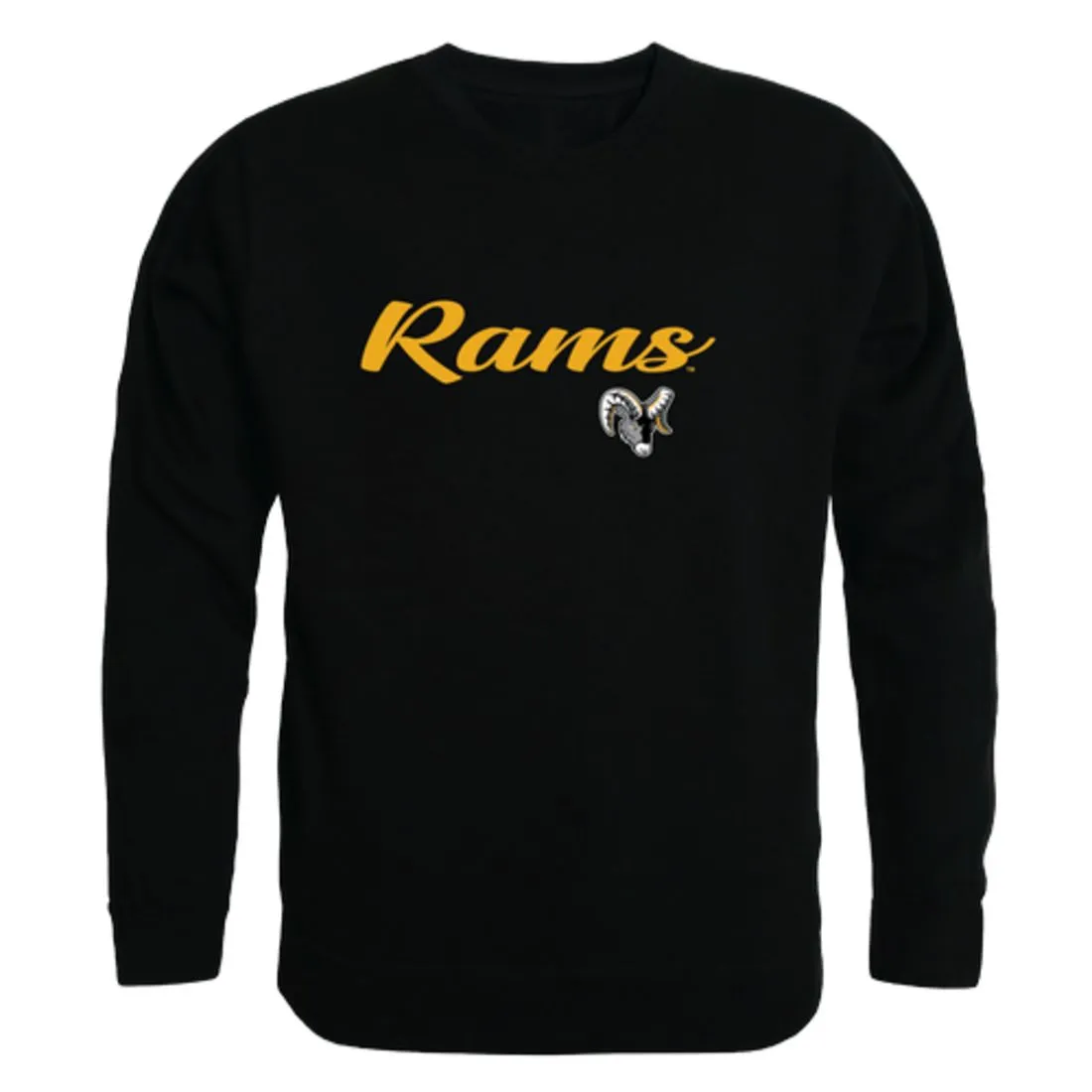 Framingham State University Rams Script Fleece Crewneck Pullover Sweatshirt