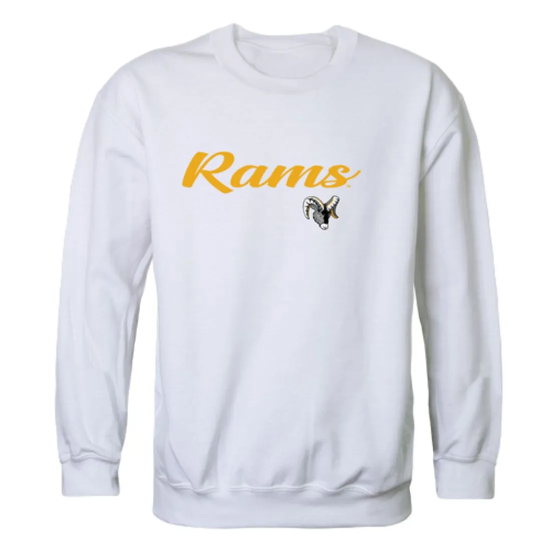 Framingham State University Rams Script Fleece Crewneck Pullover Sweatshirt