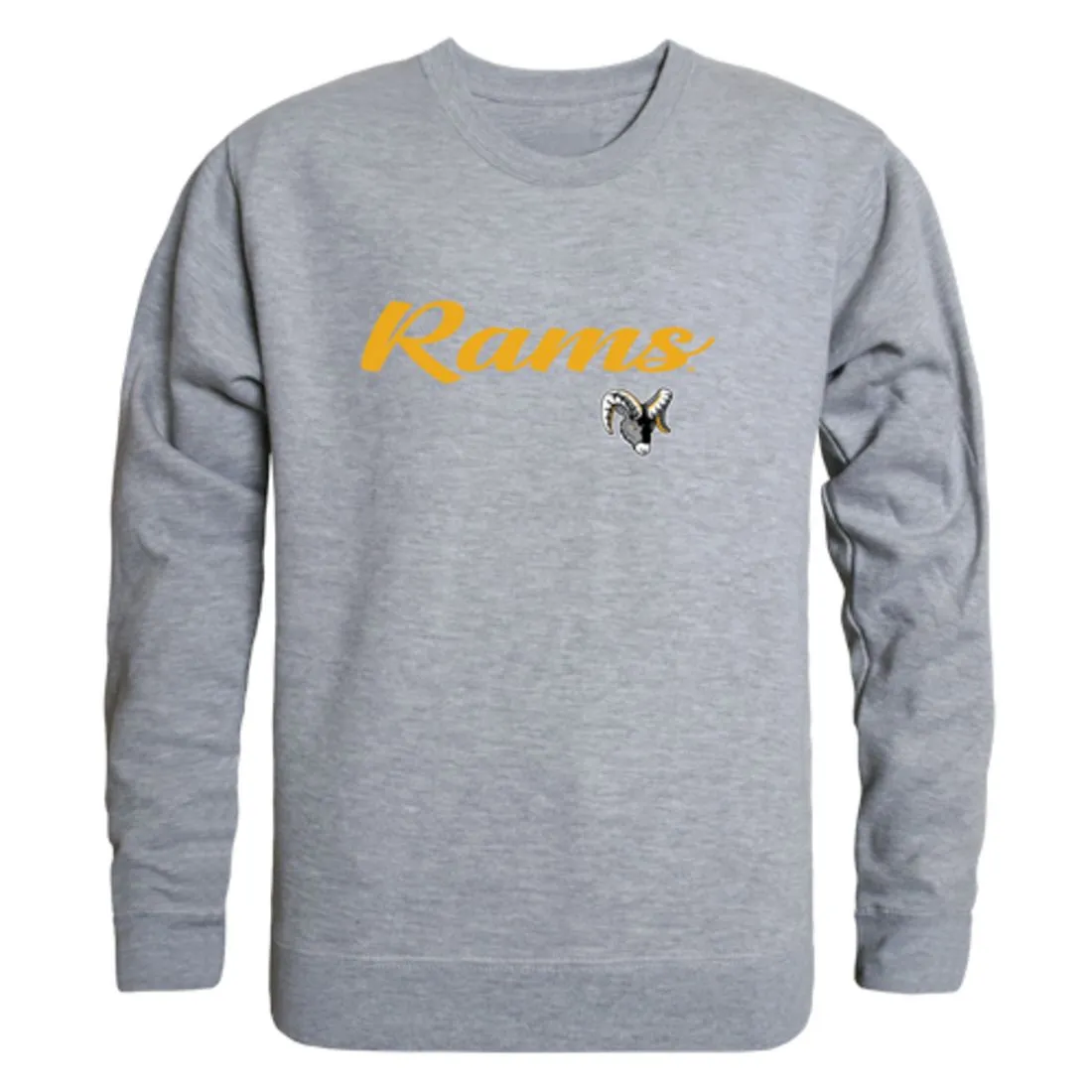 Framingham State University Rams Script Fleece Crewneck Pullover Sweatshirt