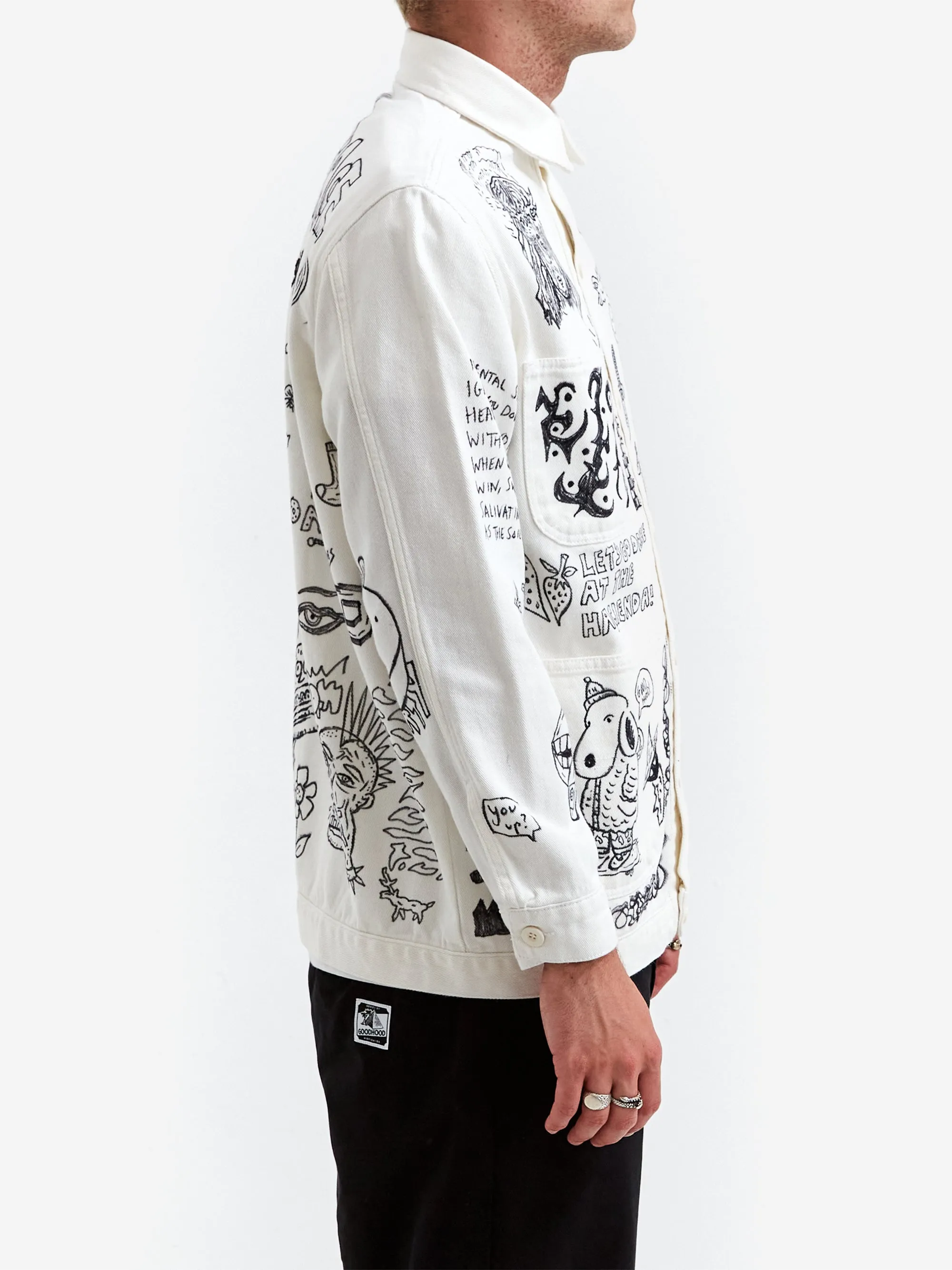 Goodhood x Rebel Yuth Hand Customised Store Worker Jacket - X-Large No 2
