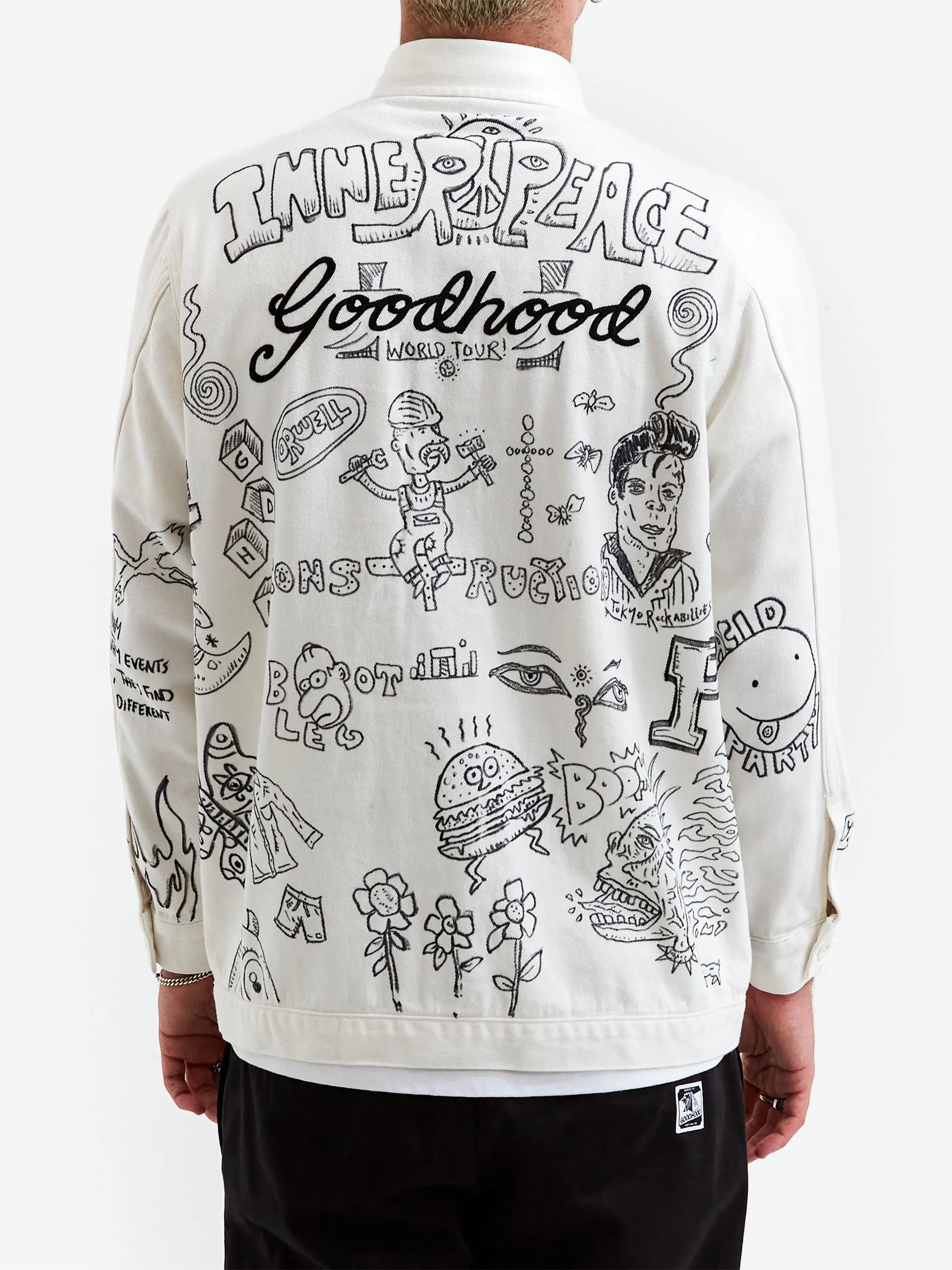 Goodhood x Rebel Yuth Hand Customised Store Worker Jacket - X-Large No 2