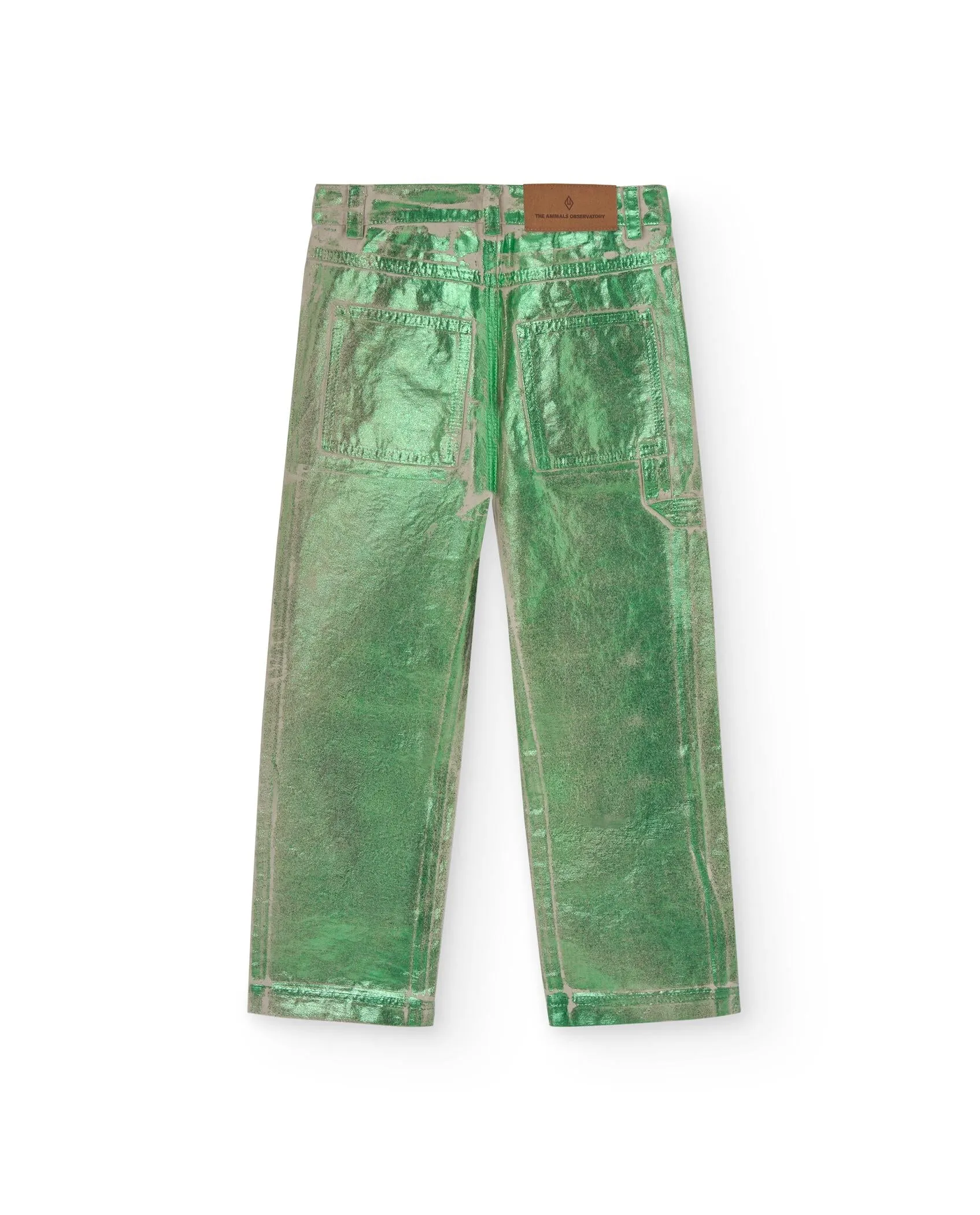 Green Shiny Condor Pants