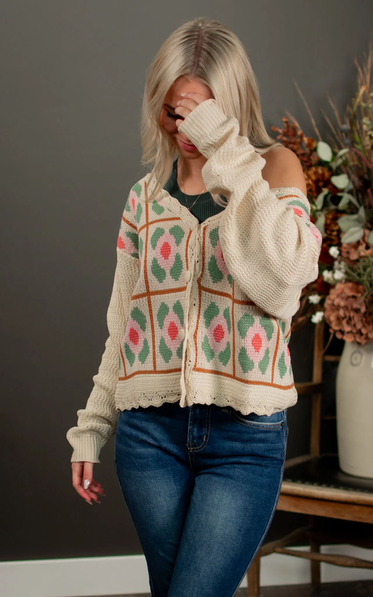Greenhouse Floral Cardigan