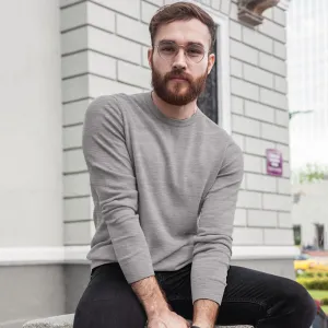 Grey Melange Sweatshirt