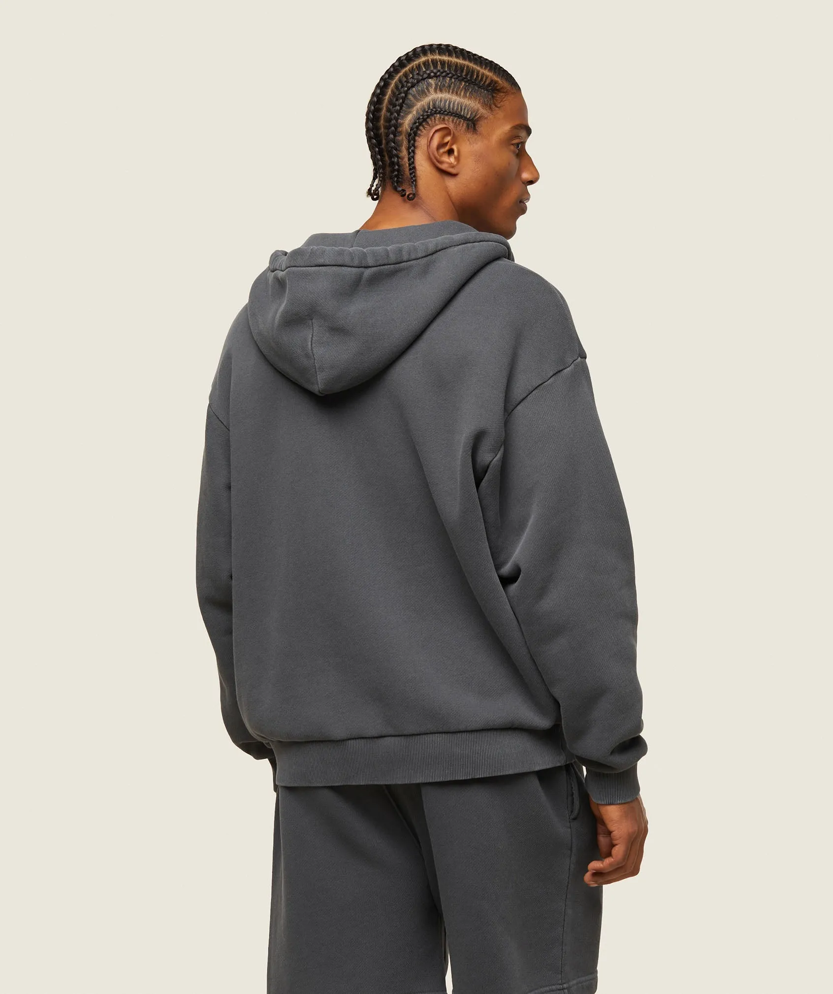 Gymshark everywear Relaxed Zip Hoodie - Black