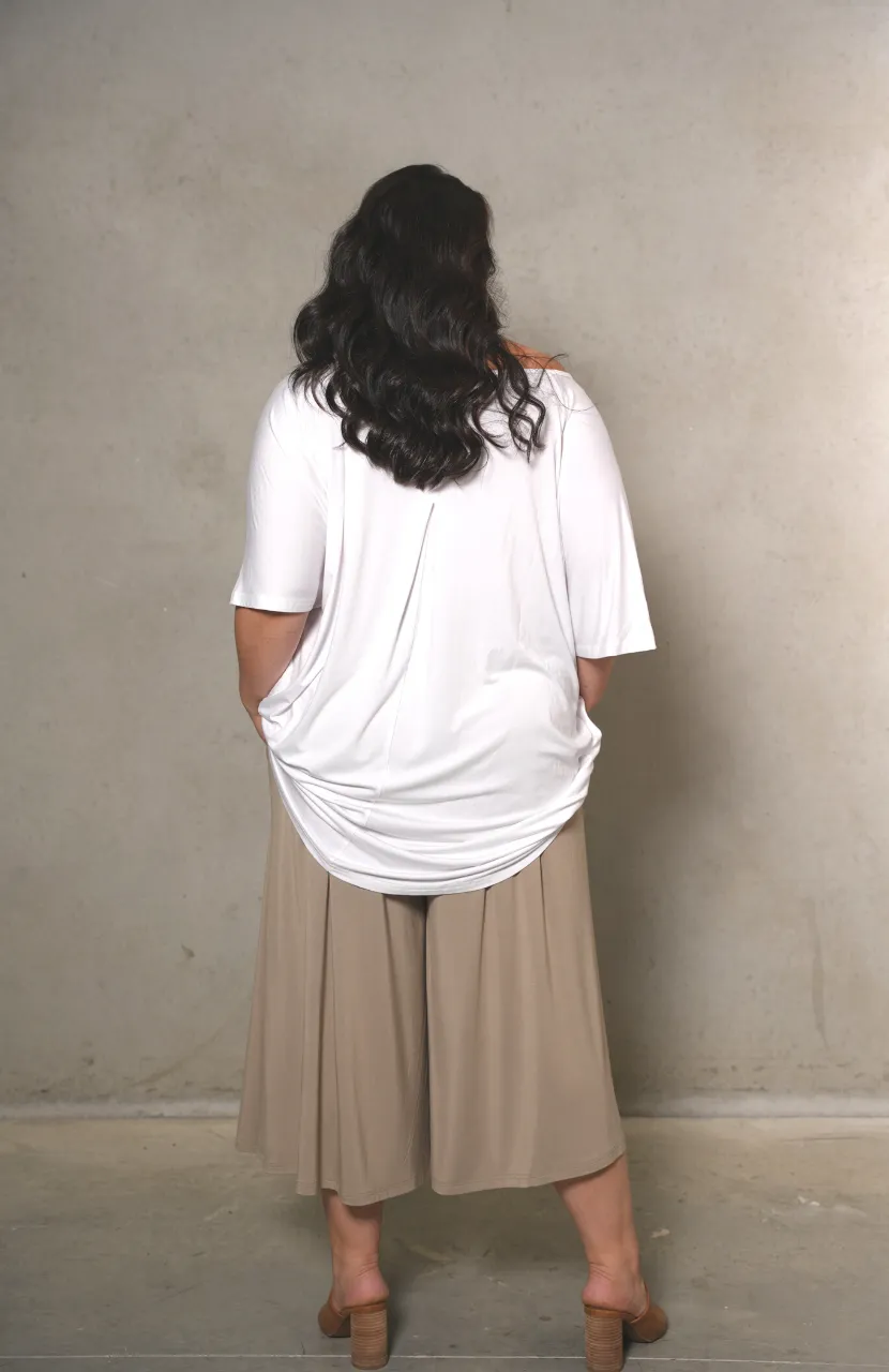'HAVANA' Bamboo 7/8 Pant - Tan