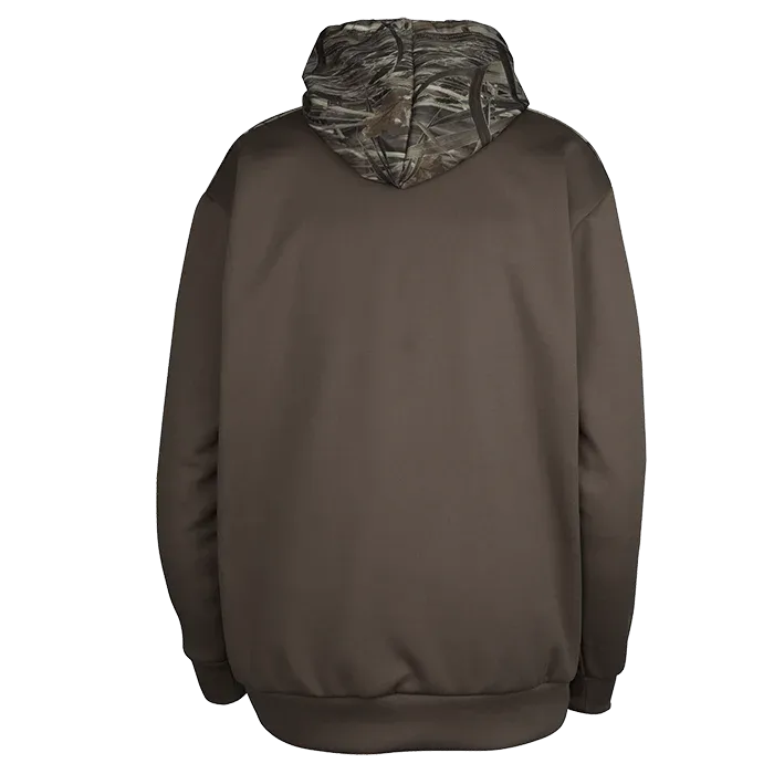 Hoodie - Big Bill Brown Fleece Hoodie with Camo Pocket, BBH22🍁