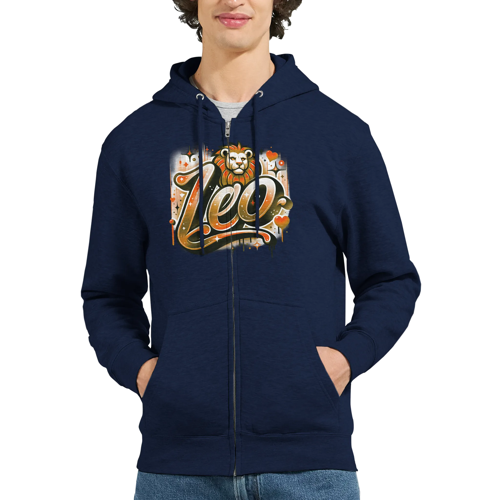 Inspired Zodiac LEO_ Sign/ Premium Unisex Zip Hoodies| www.staycollectionshop.com