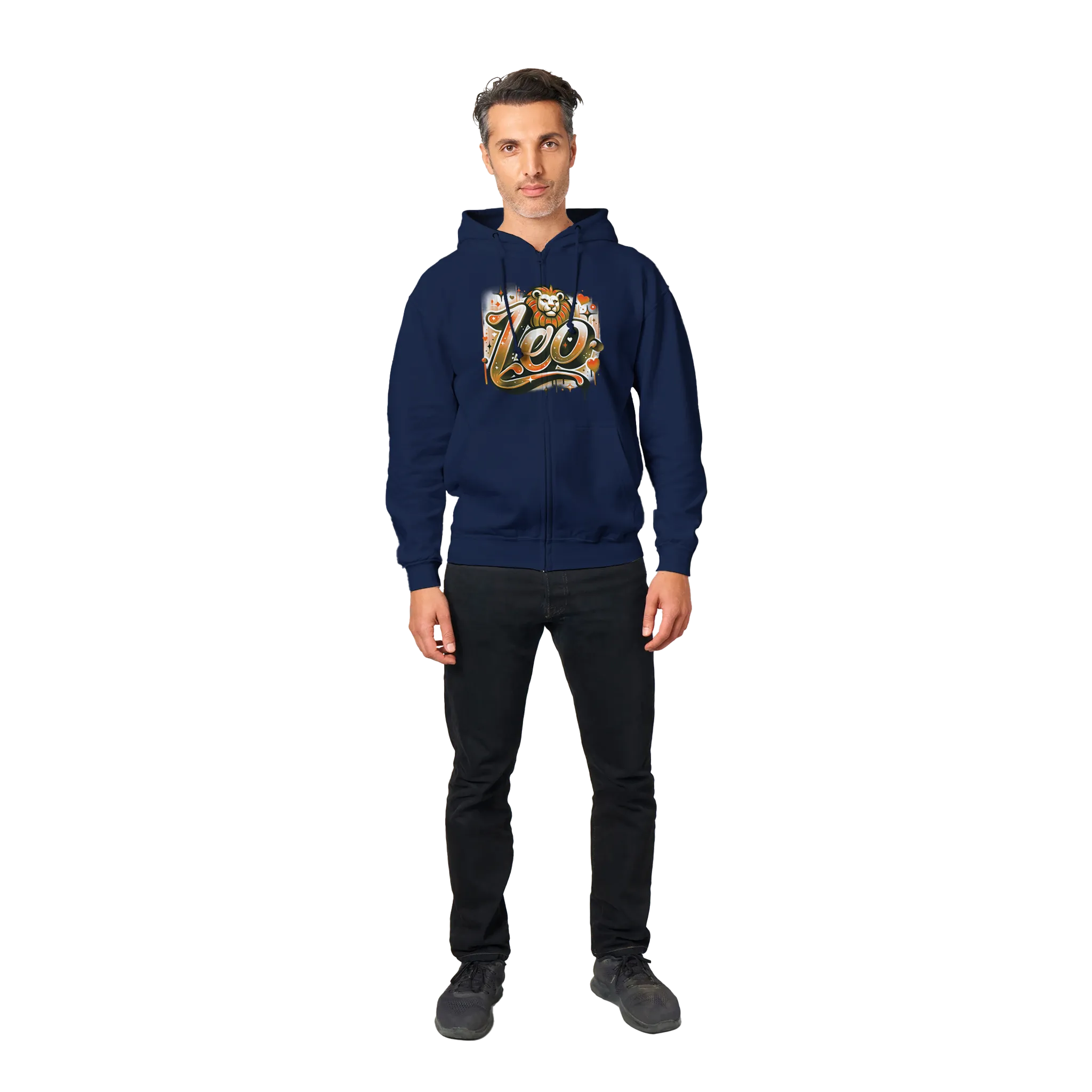 Inspired Zodiac LEO_ Sign/ Premium Unisex Zip Hoodies| www.staycollectionshop.com