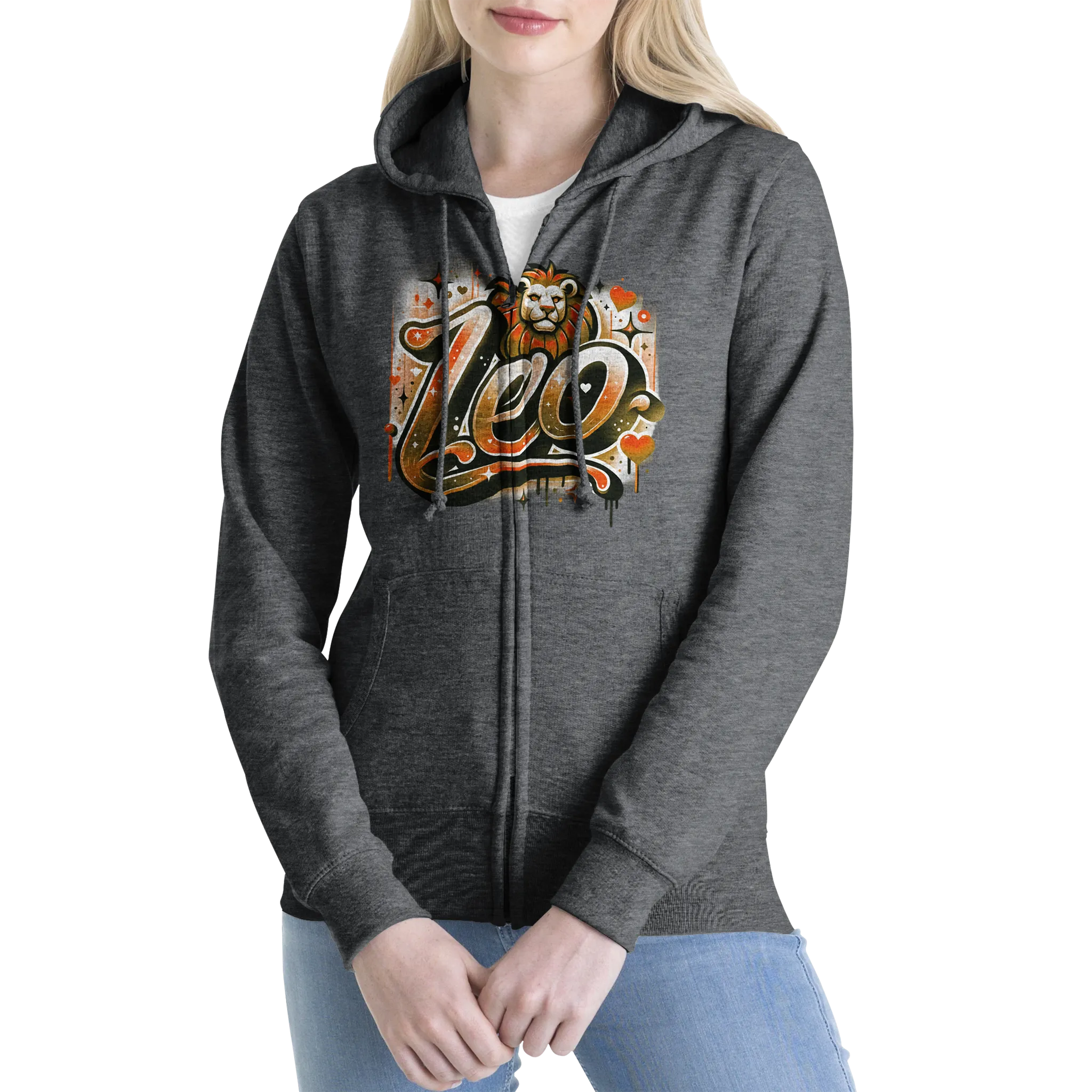 Inspired Zodiac LEO_ Sign/ Premium Unisex Zip Hoodies| www.staycollectionshop.com