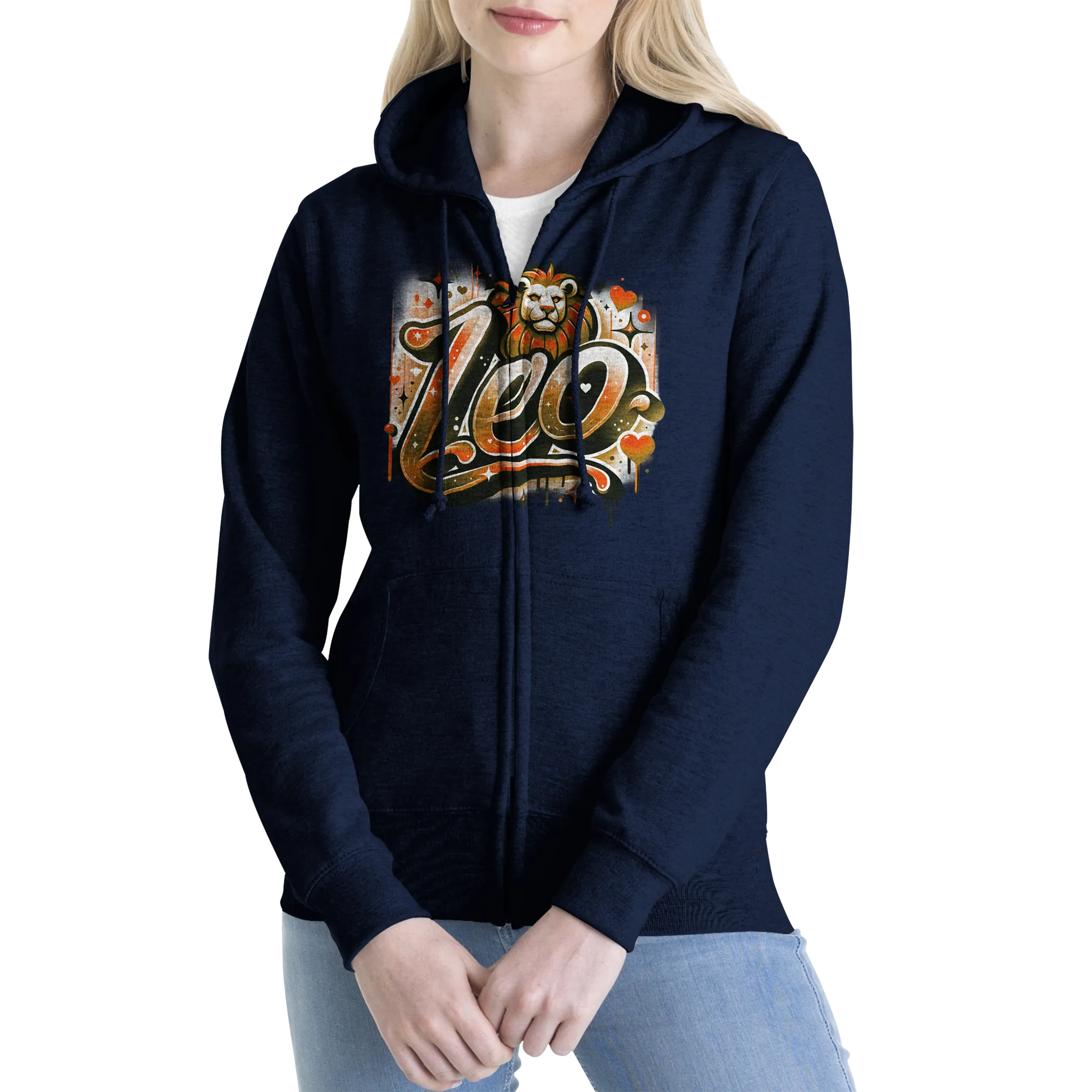 Inspired Zodiac LEO_ Sign/ Premium Unisex Zip Hoodies| www.staycollectionshop.com